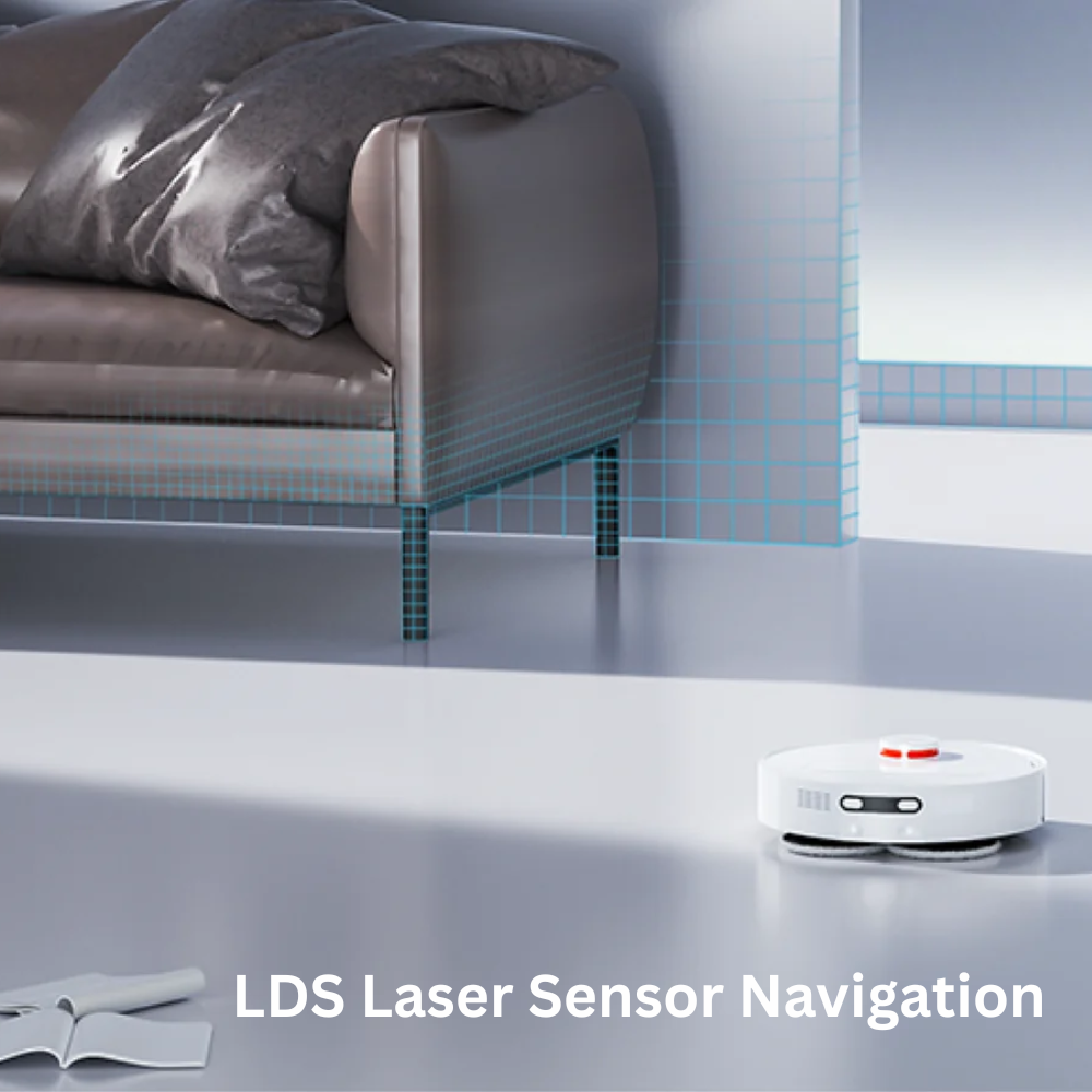 JONR T5 Lite Robot Vacuum & Mop, 8000Pa Powerful Suction, Self-Emptying & Mop-Wash Air-Dry Dock, LDS Laser Navigation, 200m² Mapping, 4L Dual Water Tanks