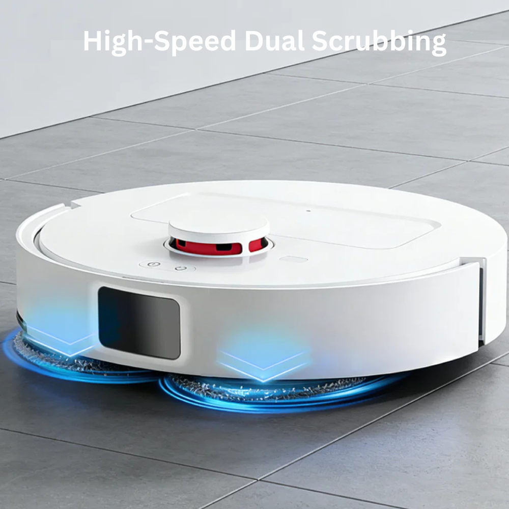 JONR T5 Lite Robot Vacuum & Mop, 8000Pa Powerful Suction, Self-Emptying & Mop-Wash Air-Dry Dock, LDS Laser Navigation, 200m² Mapping, 4L Dual Water Tanks