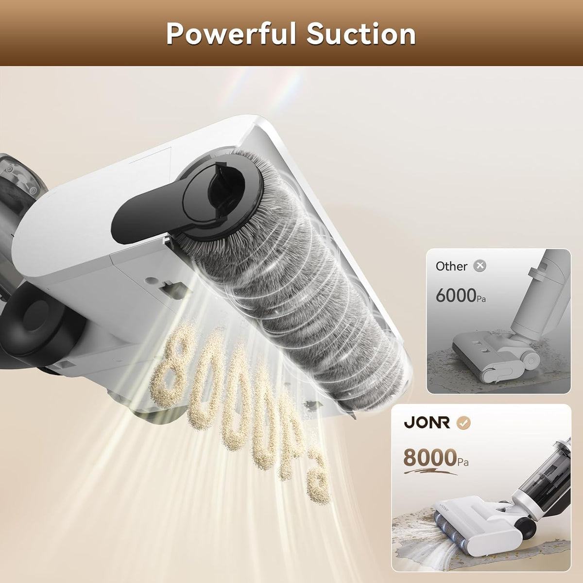ED12 Lite Cordless Wet & Dry Vacuum – Lightweight, 7000Pa, Self-Cleaning