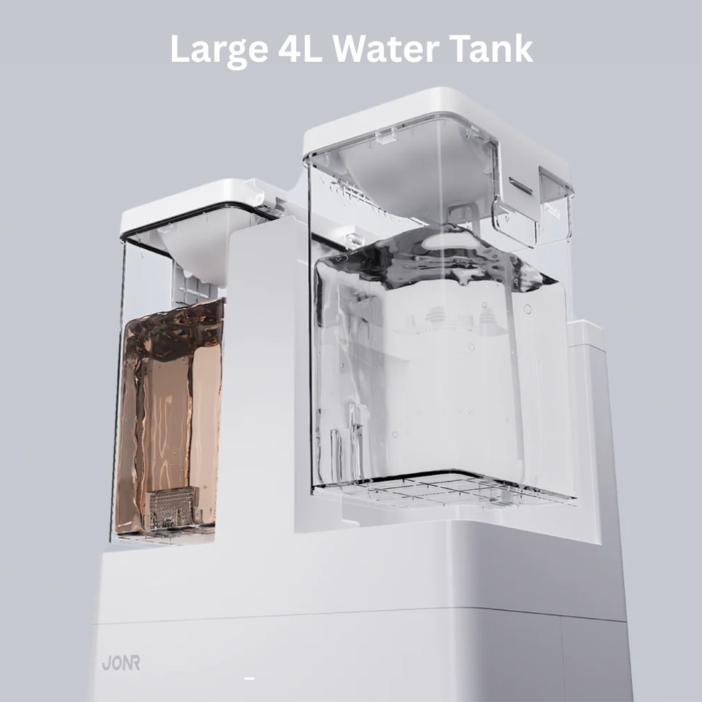 JONR T5 Lite Robot Vacuum & Mop, 8000Pa Powerful Suction, Self-Emptying & Mop-Wash Air-Dry Dock, LDS Laser Navigation, 200m² Mapping, 4L Dual Water Tanks
