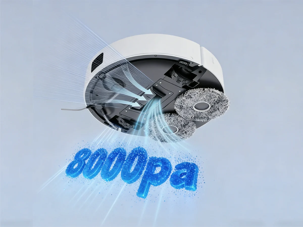 8000Pa Efficient Suction