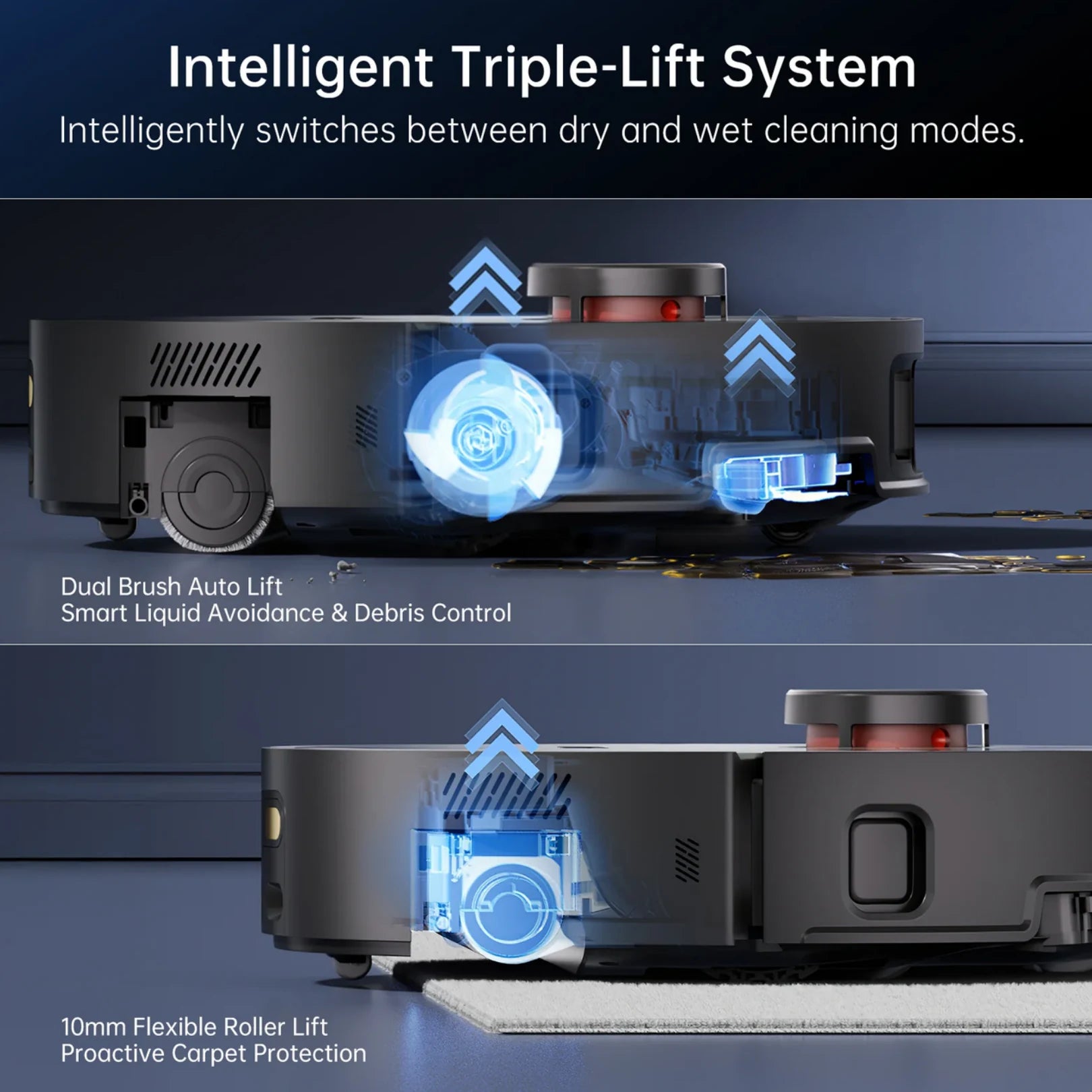 X9 Pro Robot Vacuum & Mop with Mop-Wash Air-Dry Dock, KI-Hindernisvermeidung.