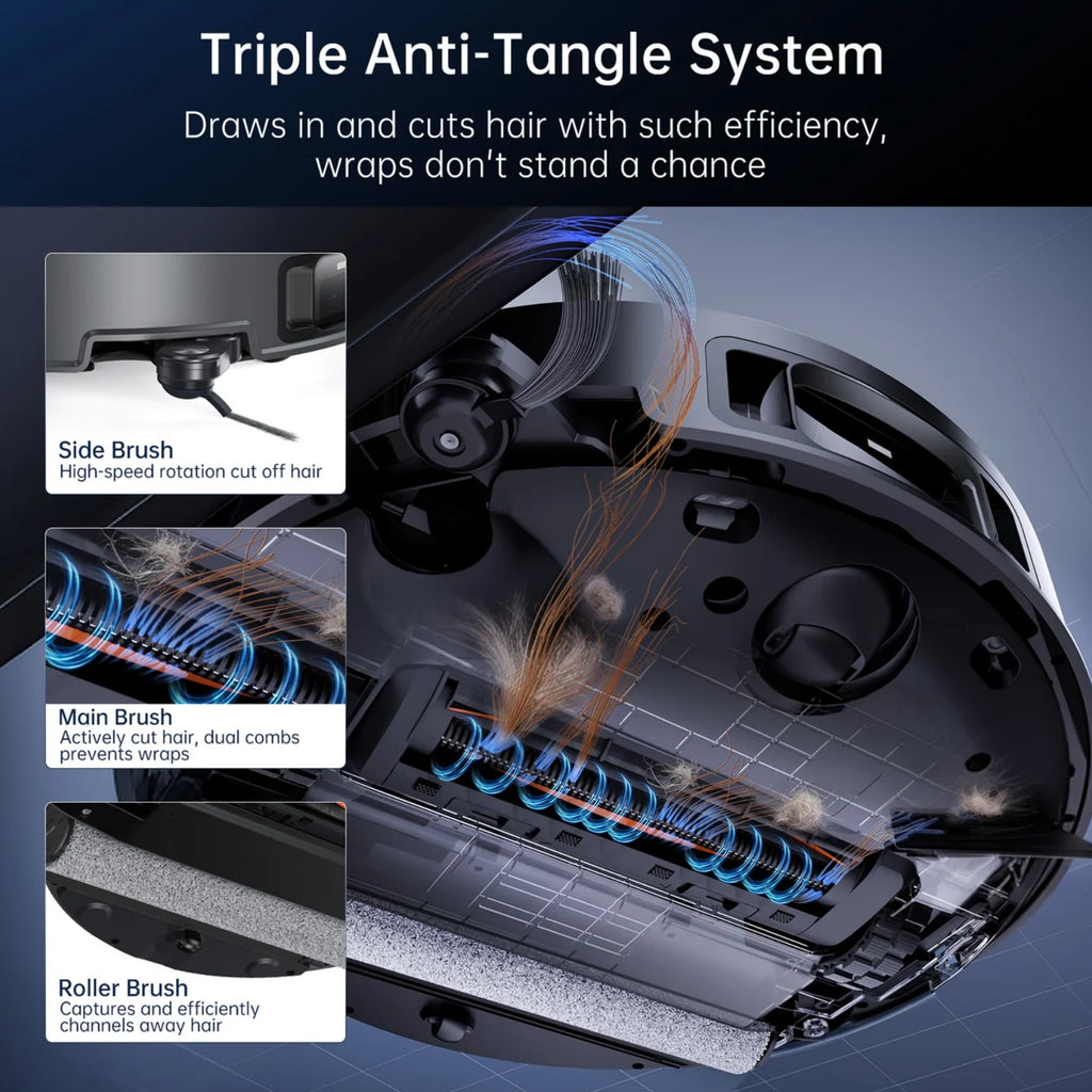 X9 Pro Robot Vacuum & Mop with Mop-Wash Air-Dry Dock, KI-Hindernisvermeidung.